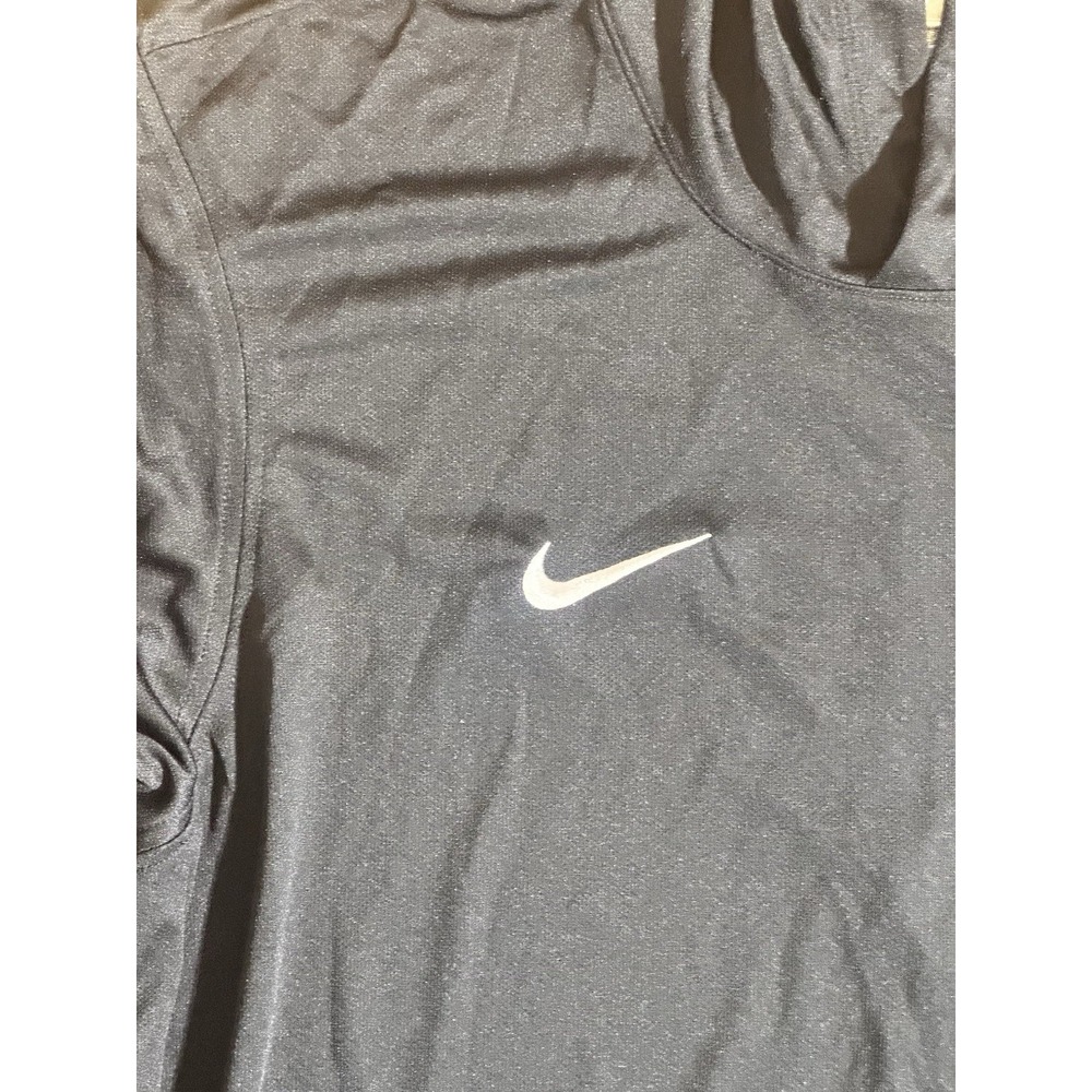 Vintage/Y2K Nike Penn Quakers Navy Blue Long Sleeve Hooded Training Tee Size XL - Picture 5 of 6